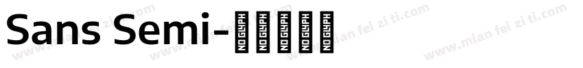 Sans Semi字体转换